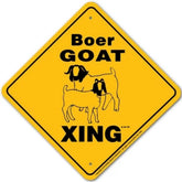 Noble Beasts - Boer Goat X-ing Sign