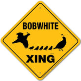 Noble Beasts - Bobwhite X-ing Sign