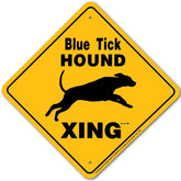 Noble Beasts - Blue Tick Hound X-ing Sign
