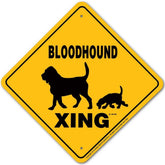 Noble Beasts - Bloodhound X-ing Sign