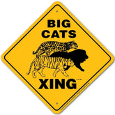 Noble Beasts - Big Cats X-ing Sign