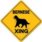 Noble Beasts - Bernese Mountain Dog X-ing Sign