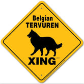 Noble Beasts - Belgian Tervuren X-ing Sign