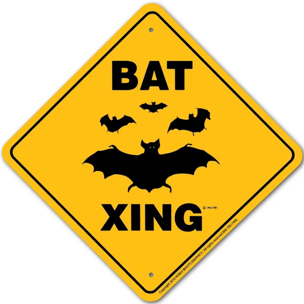 Noble Beasts - Bat X-ing Sign
