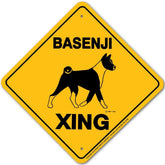 Noble Beasts - Basenji X-ing Sign
