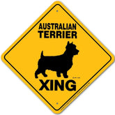 Noble Beasts - Australian Terrier X-ing Sign