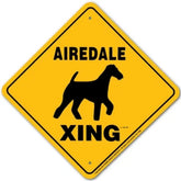 Noble Beasts - Airedale X-ing Sign