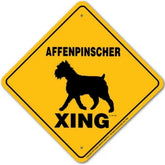 Noble Beasts - Affenpinscher X-ing Sign