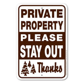 Noble Beasts - Private Property Please Stay Out Sign