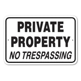 Noble Beasts - Private Property No Trespassing Sign