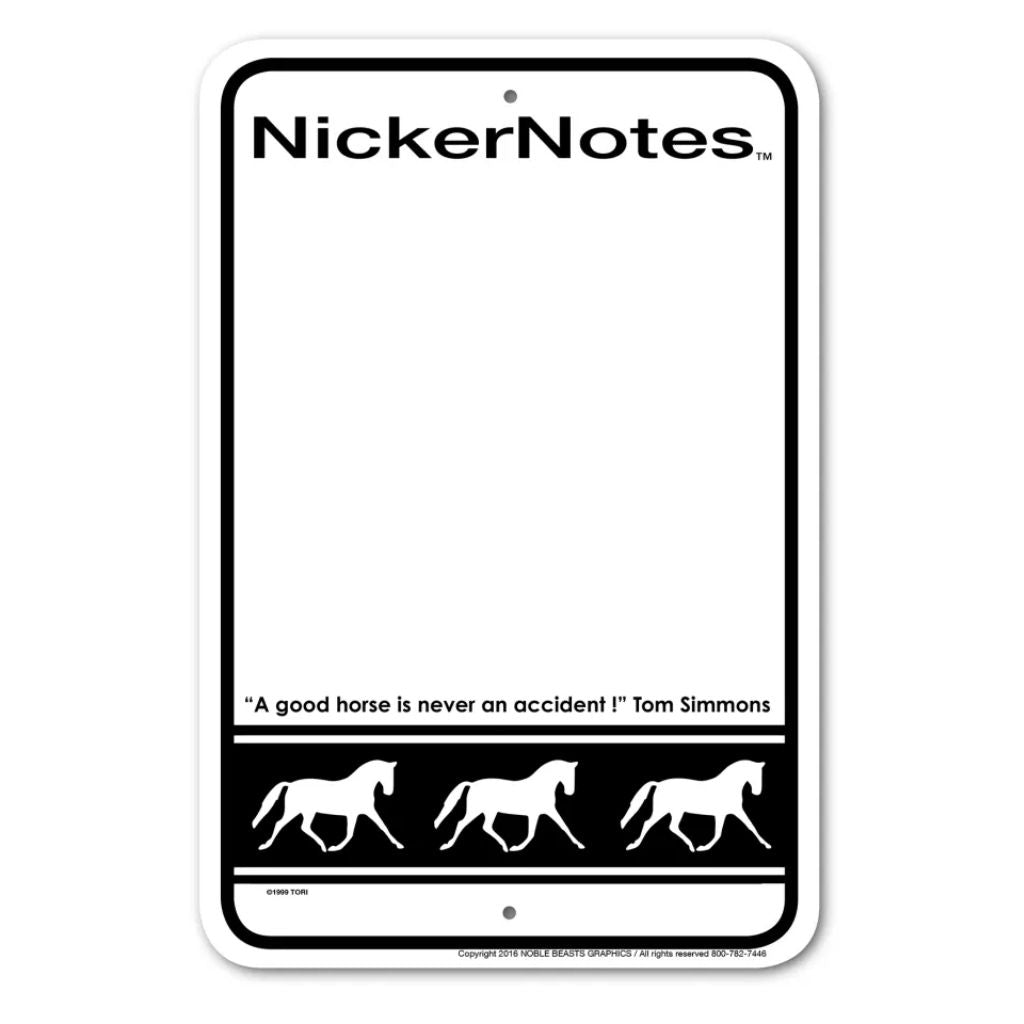 Noble Beasts - Nicker Notes Sign