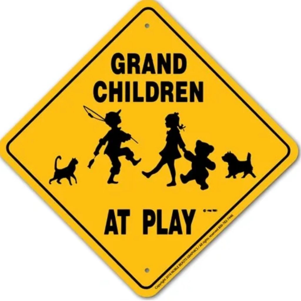 Noble Beasts - Grandchildren At Play Sign