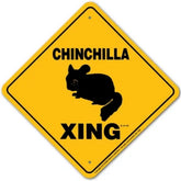 Noble Beasts - Caution Chinchilla Sign