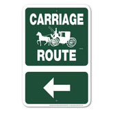 Noble Beasts - Sign Carriage Route (Left)