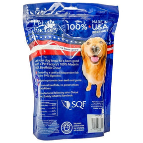 Pet Factory - Retriever Rolls Rawhide Medium Beef & Chicken 100% USA Beefhide- 4 Pack