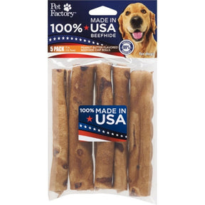 Pet Factory - Chip Rolls Rawhide 100% USA Beefhide - Southern Agriculture 