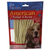 Pet Factory - Twist Sticks Rawhide American Beefhide  5" 25 Pack - Southern Agriculture 