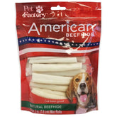 Pet Factory - Mini Rolls 3" Rawhide American Beefhide 14 pack