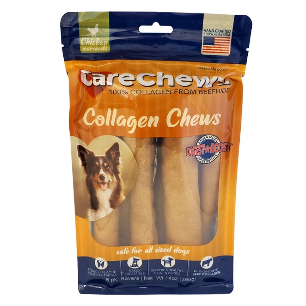 Pet Factory - CareChewz Rovers Retriever Sticks Collagen Chews 6 pk 9" - Southern Agriculture 