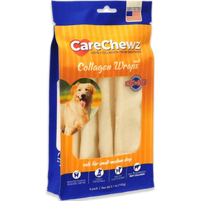 Pet Factory - CareChewz Wraps Collagen Chews 4pack 6-7" - Southern Agriculture 