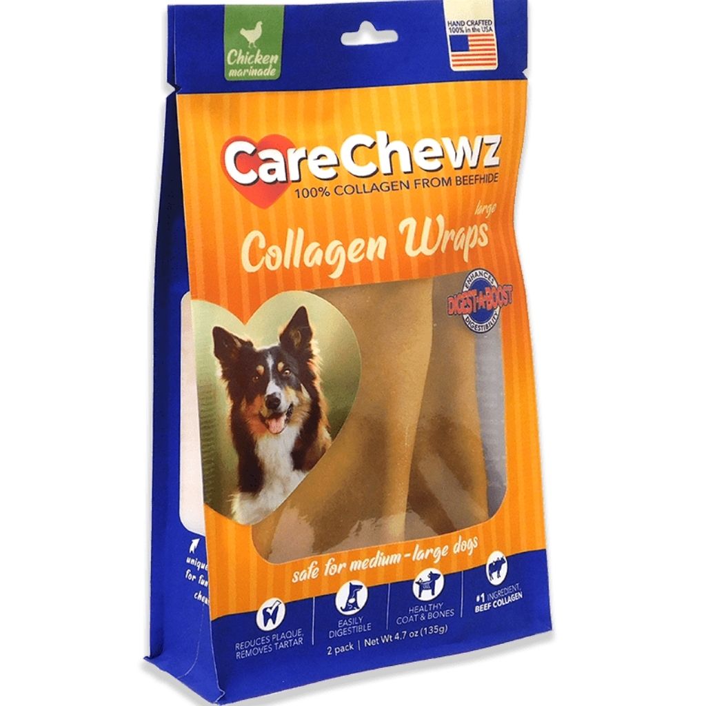 Pet Factory - CareChewz Wraps Collagen Chews 2 Pack 6-7"