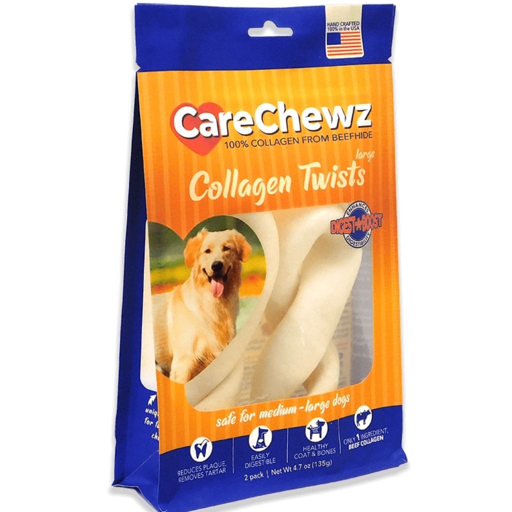 Pet Factory - CareChewz Twists Collagen Chews 2 PK 6-7 - Southern Agriculture 