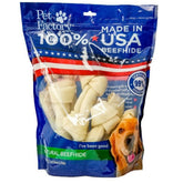Pet Factory - Rawhide Assortment Medium Dog 100% USA Beefhide 10 Pack - Southern Agriculture 