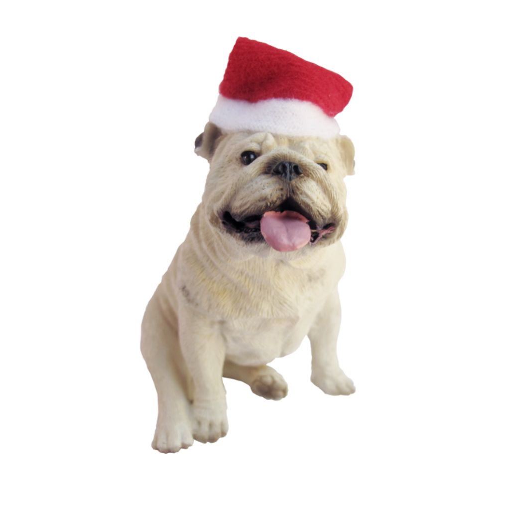 Sandicast - Ornament Bulldog with hat