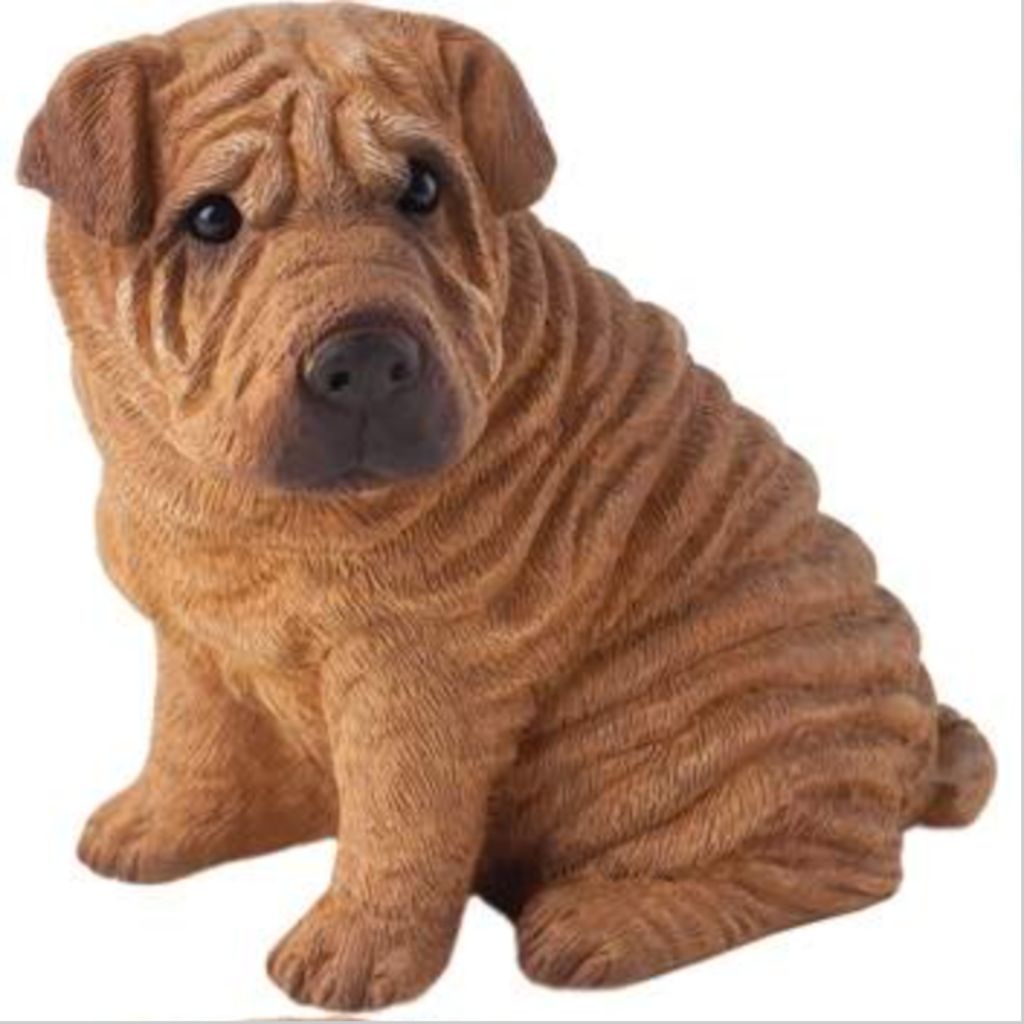 Sandicast - Figurine Small Shar-Pei Red