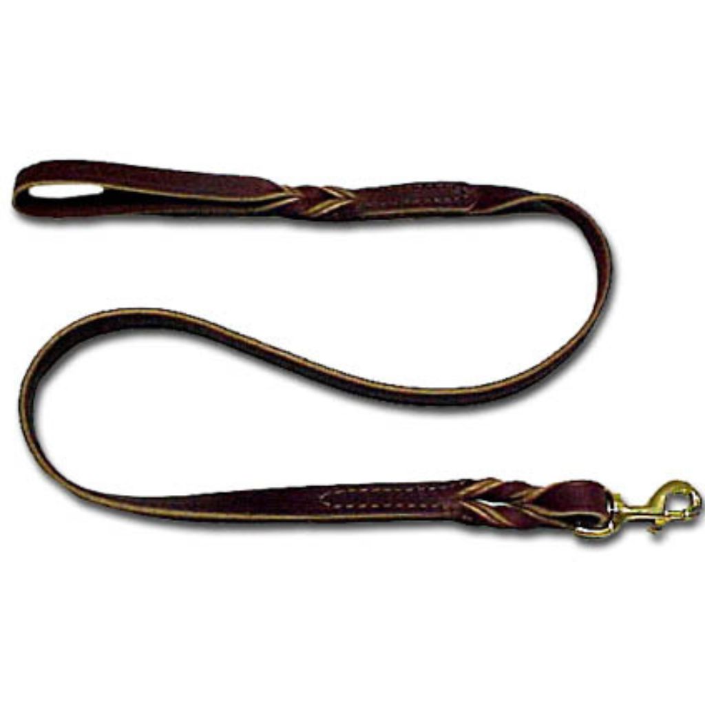 Leather Brothers - Lead Leather W/ Braided & Sewn on Snap Burgandy