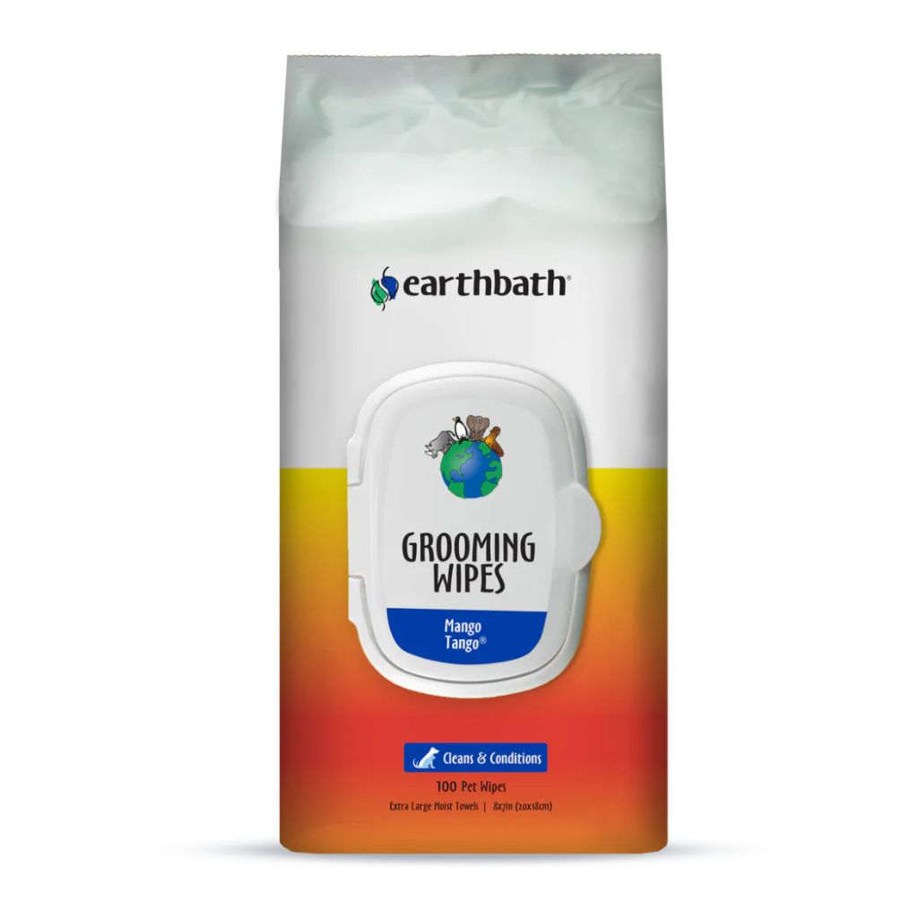 Earthbath - Grooming Wipes Mango Tango 100pk
