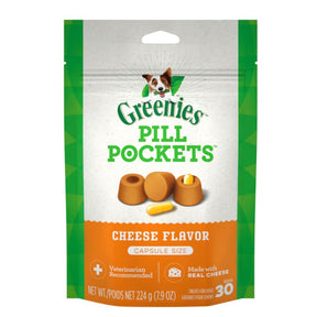 Pill Pocket Capsules Cheese For Dogs 30 count - Southern Agriculture 