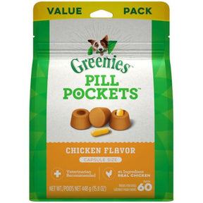 Pill Pocket Capsules Chicken For Dogs 60 Count - Southern Agriculture 