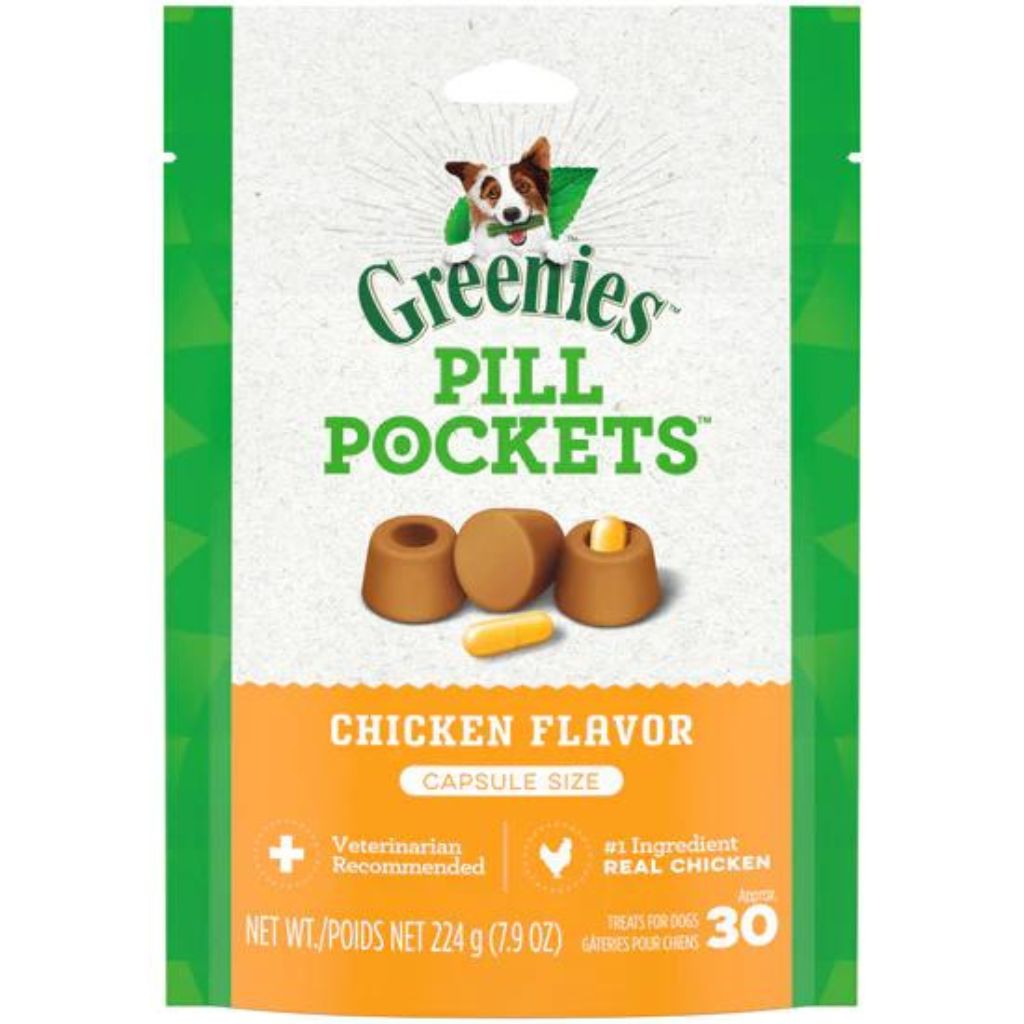 Pill Pocket Capsules Chicken For Dogs 30 Count - Southern Agriculture 