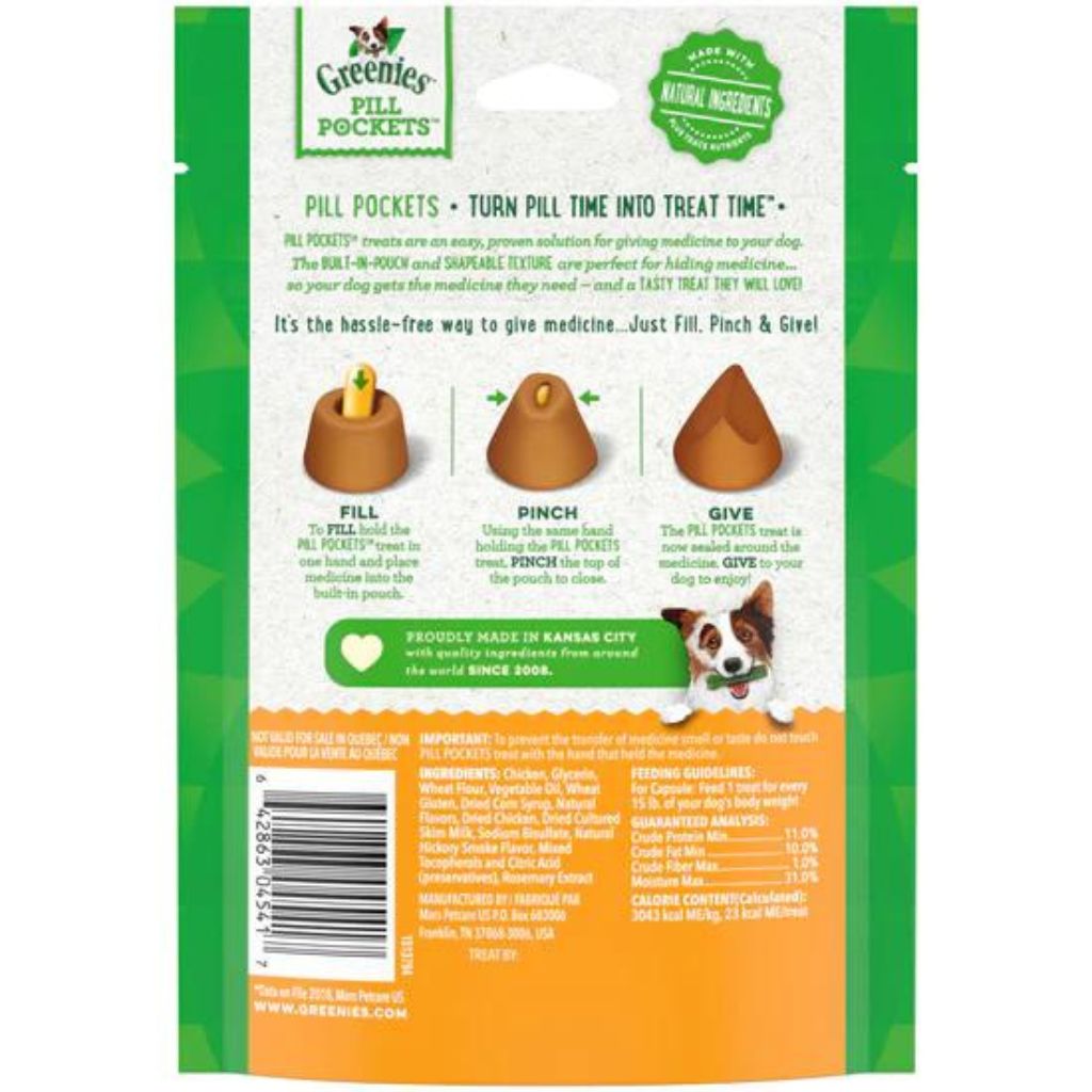 Pill Pocket Capsules Chicken For Dogs 30 Count - Southern Agriculture 