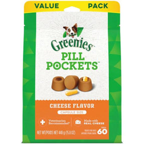 Pill Pocket Capsules Cheese For Dogs 60 count - Southern Agriculture 