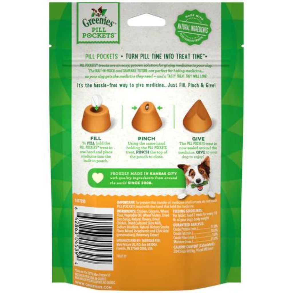 Pill Pocket For Tablets Chicken Flavored For Dogs 30 Count - Southern Agriculture 