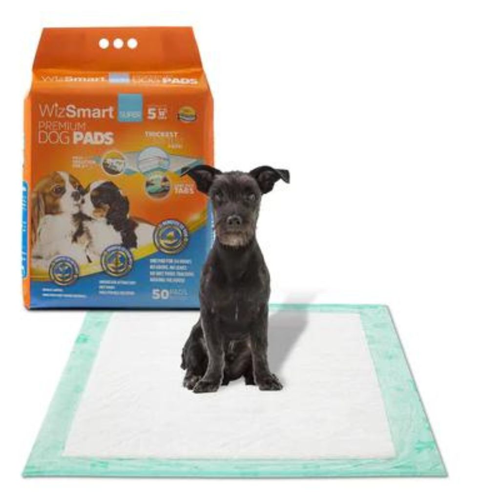 WizSmart - Premium Dog Pads Super  Holds up to 6 Cups