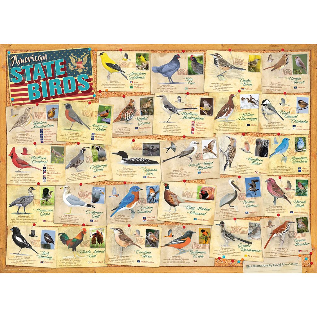 Eurographics Puzzles - Puzzle America's State Birds