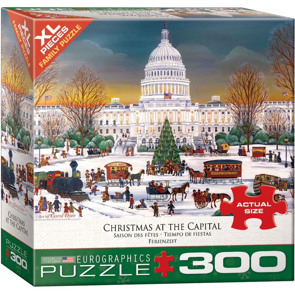 Eurographics Puzzles - Puzzle Christmas at the Capitol