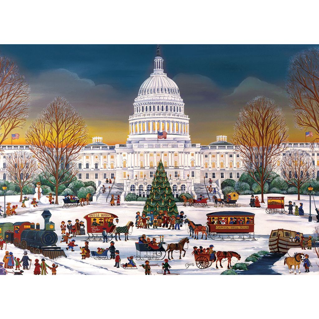 Eurographics Puzzles - Puzzle Christmas at the Capitol