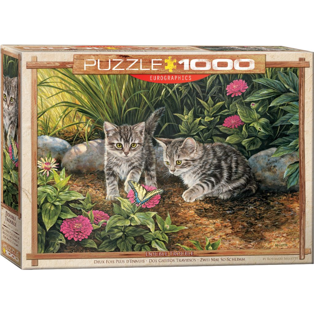 Eurographics Puzzles - Puzzle Double Trouble Kittens