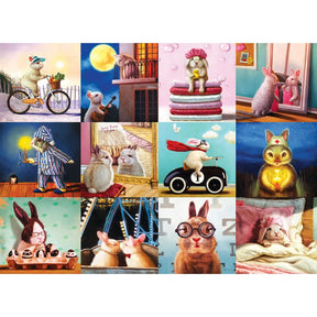 Eurographics Puzzles - Puzzle Funny Bunnies