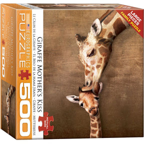 Eurographics Puzzles - Puzzle Giraffe Mother's Kiss