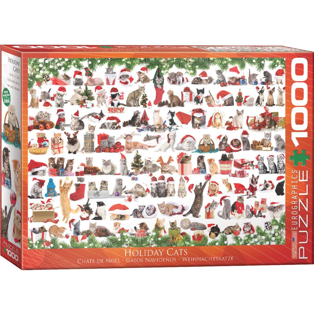 Eurographics Puzzles - Puzzle Holiday Cats
