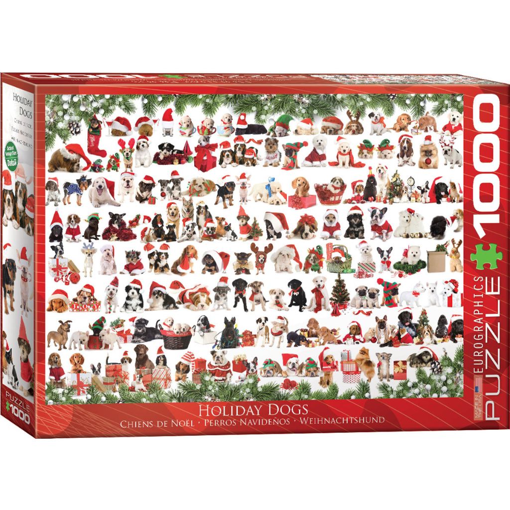 Eurographics Puzzles - Puzzle Holiday Dogs