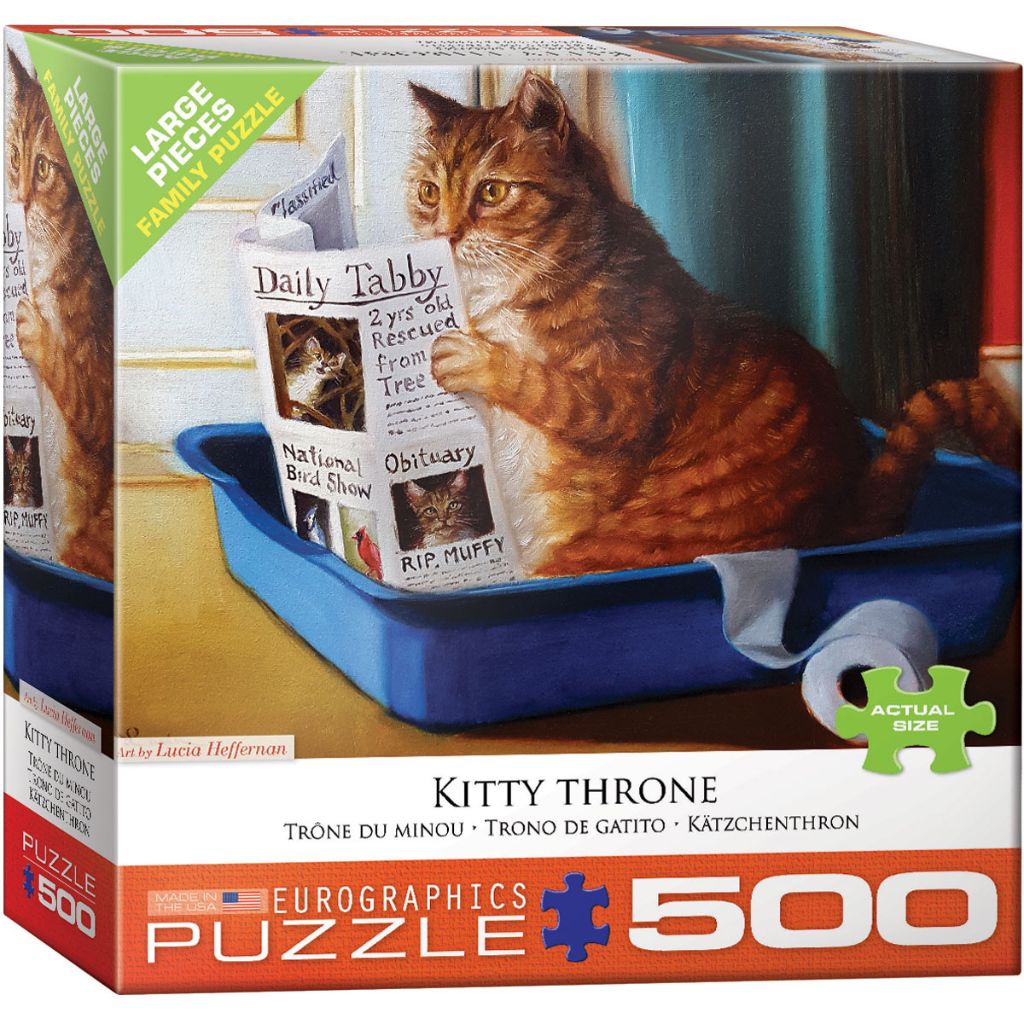 Eurographics Puzzles - Puzzle Kitty Throne