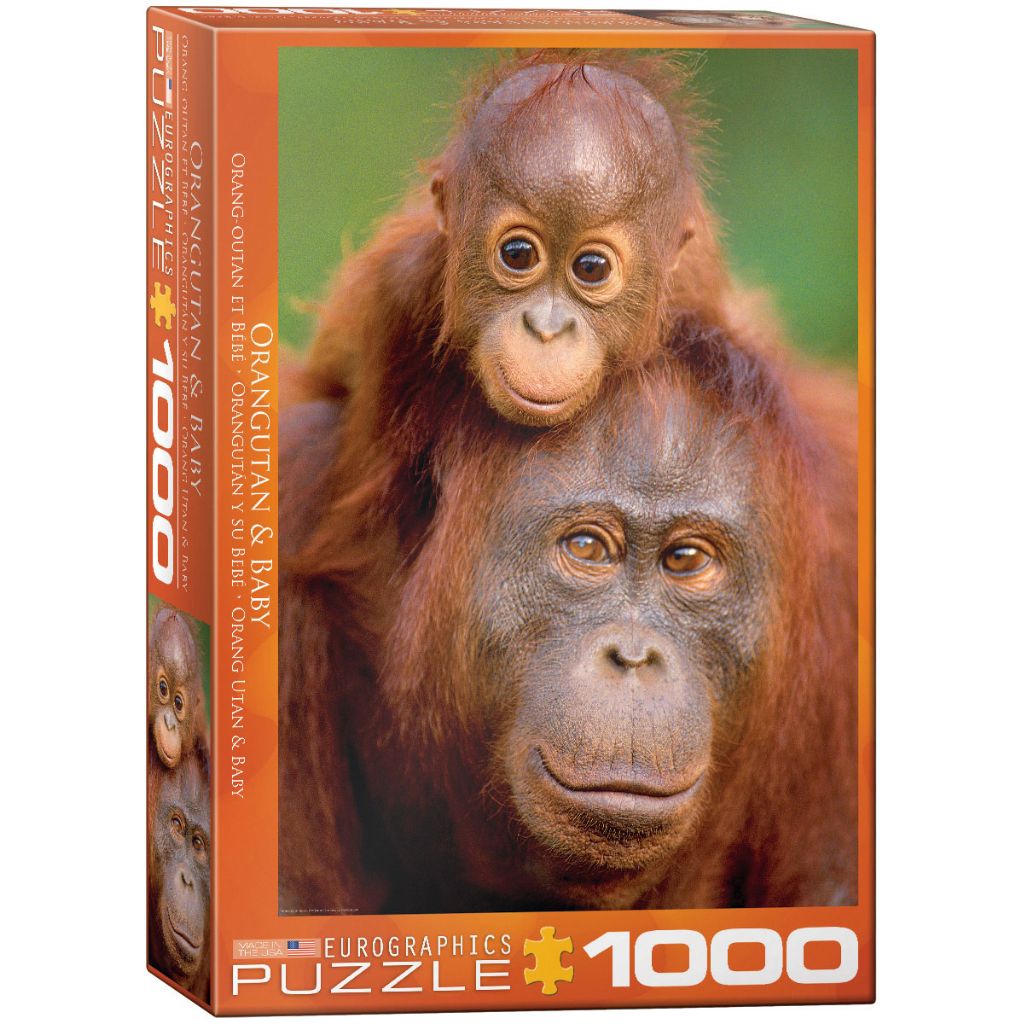 Eurographics Puzzles - Puzzle Orangutan & Baby