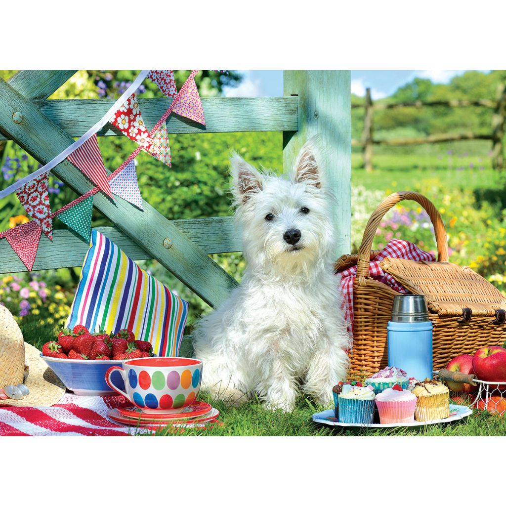 Eurographics Puzzles - Puzzle Scottie Dog Picnic