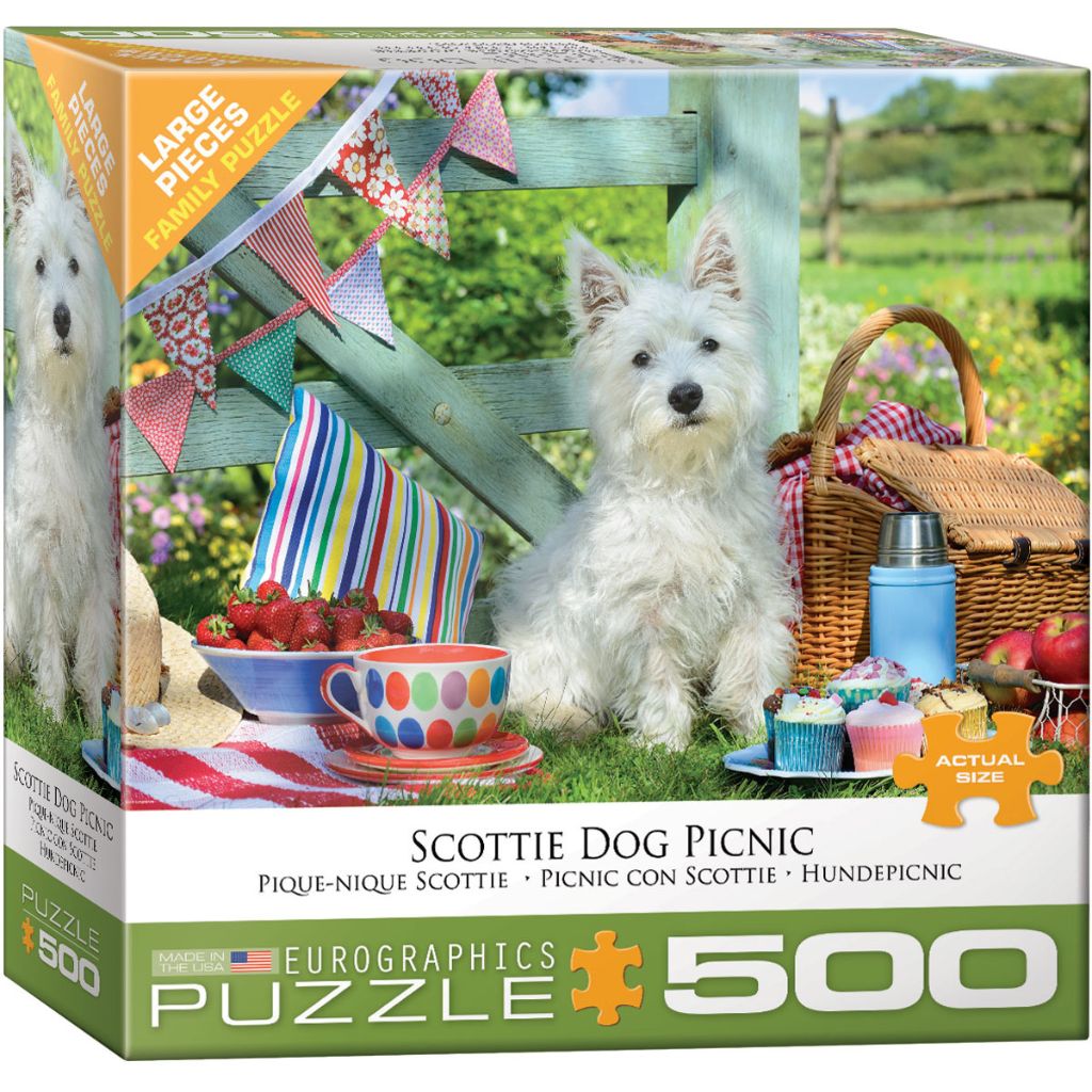 Eurographics Puzzles - Puzzle Scottie Dog Picnic